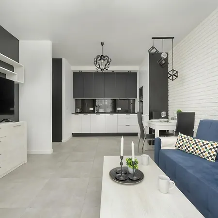 Black And White Close To The River In By Renters Apartment Breslau